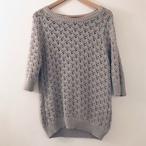 Chelsea and Theodore crochet knitted sweater